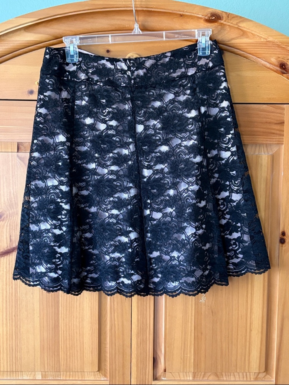 🌟HP🌟VTG Axcess Liz Claiborne A-Line Lace Skirt